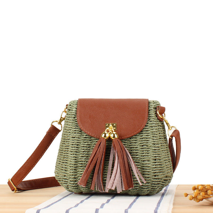 Shoulder bag with decorative fringes Kalsten