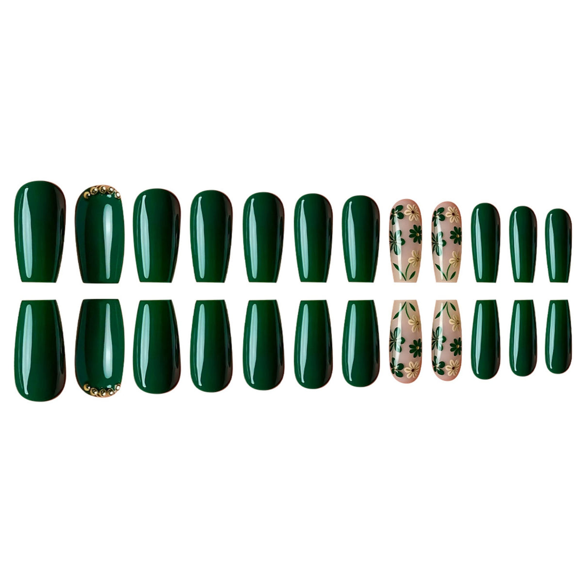 Botanical Nail Art Press-On Set Acalora