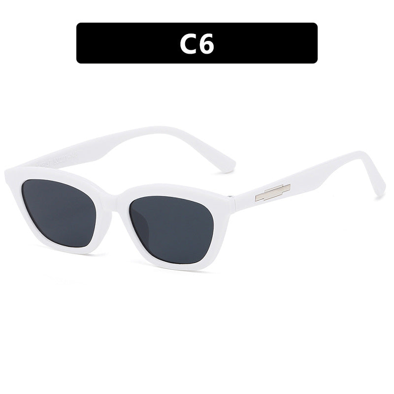 Women's trendy sunglasses in elegant cat-eye design with narrow frames Kalsten