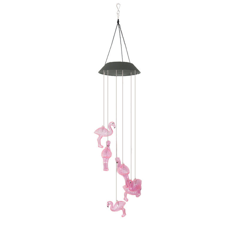 Decorative Flamingo Hanging Mobile Wind Chime Garden Ornament Kalsten