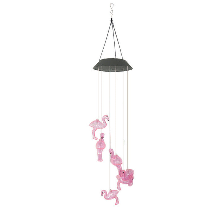 Decorative Flamingo Hanging Mobile Wind Chime Garden Ornament Kalsten