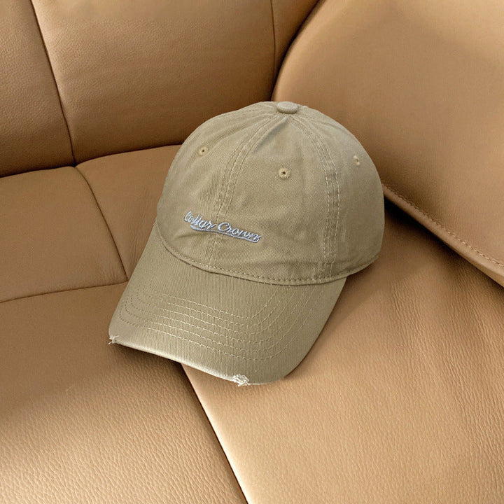 Women's Casual Distressed Cotton Baseball Cap Kalsten