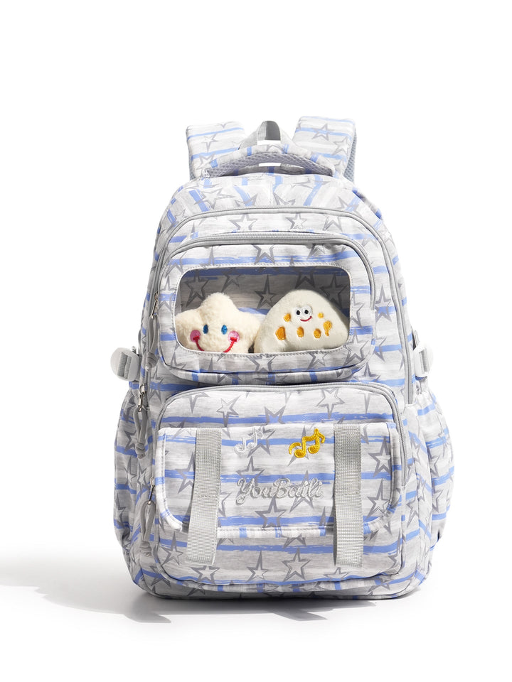 Multi-Compartment Music Theme School Backpack