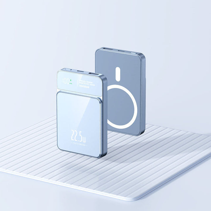 Portable power bank with wireless charging function and digital temperature display Kalsten