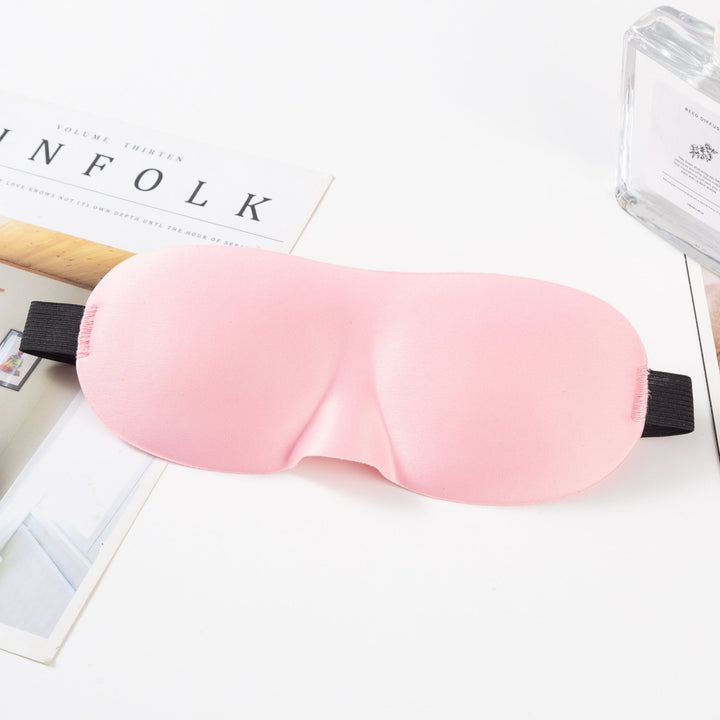 Unisex nan anatomically shaped sleep mask with formed eye sockets, lightweight foam core, and elastic comfort band Kalsten