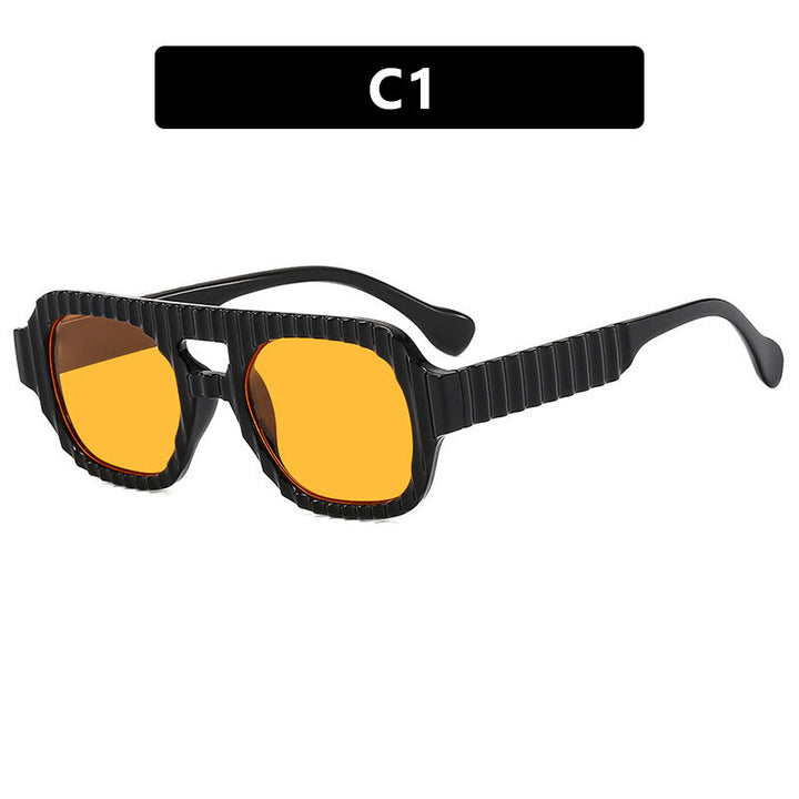 Women's geometric sunglasses with sophisticated structural design Kalsten