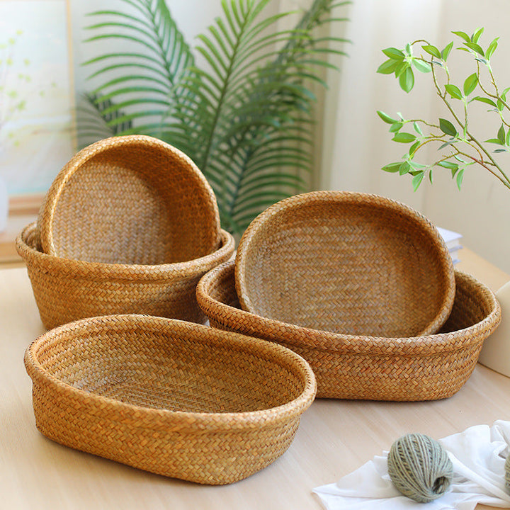 Natural Woven Serving Basket Kalsten
