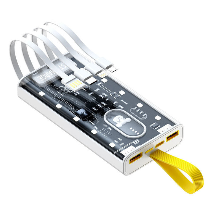 Portable power bank with integrated multi-charging port and intelligent charging display Kalsten