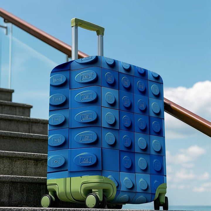 Unisex non-elastic suitcase cover with three-dimensional nub structure and non-slip inner fastening Kalsten