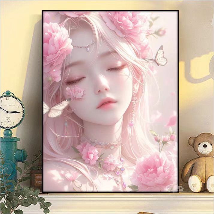Ethereal Floral Fantasy Art Print Kalsten