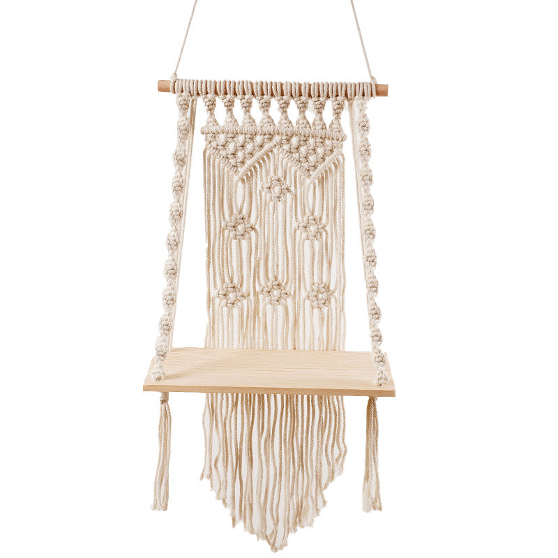 Decorative Macramé Swing Shelf Acalora