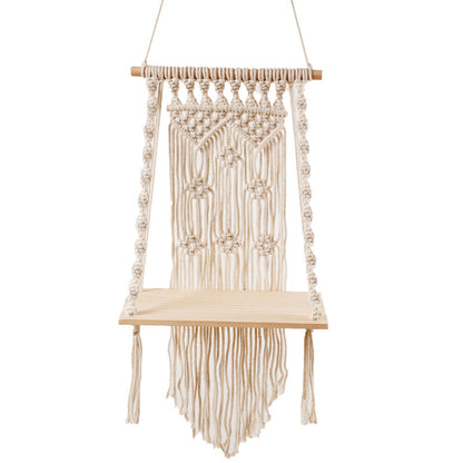 Decorative Macramé Swing Shelf Acalora