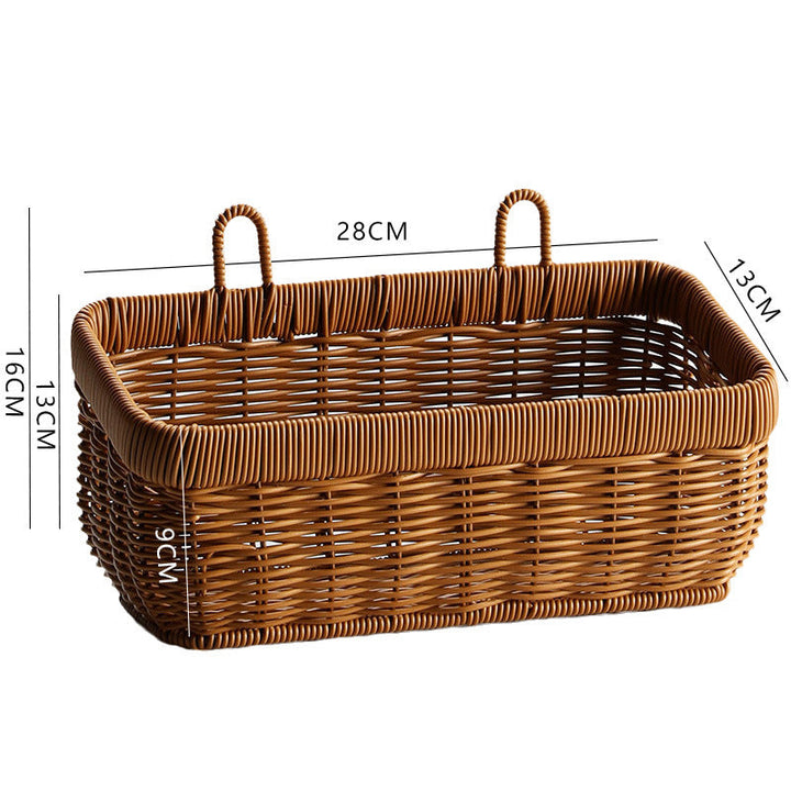 Handwoven Multi-Compartment Storage Basket Kalsten