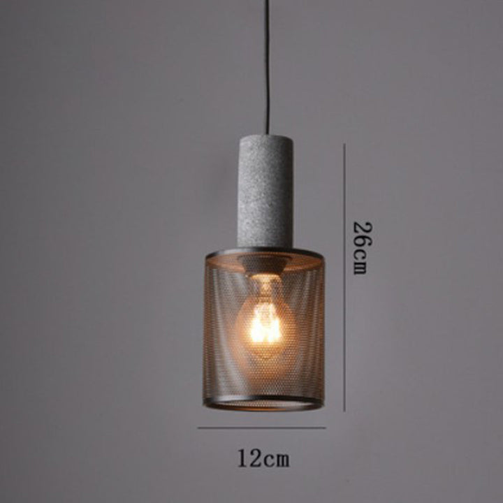 Modern Iron Grey Hanging Light Pendant Lampshade | Kalsten