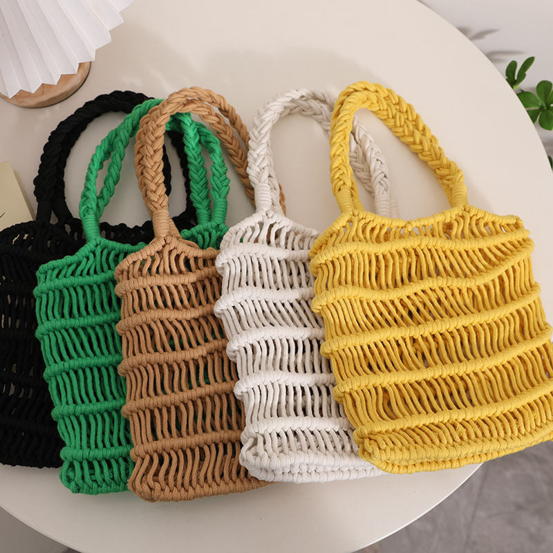 Braided Macrame Shoulder Bag Kalsten