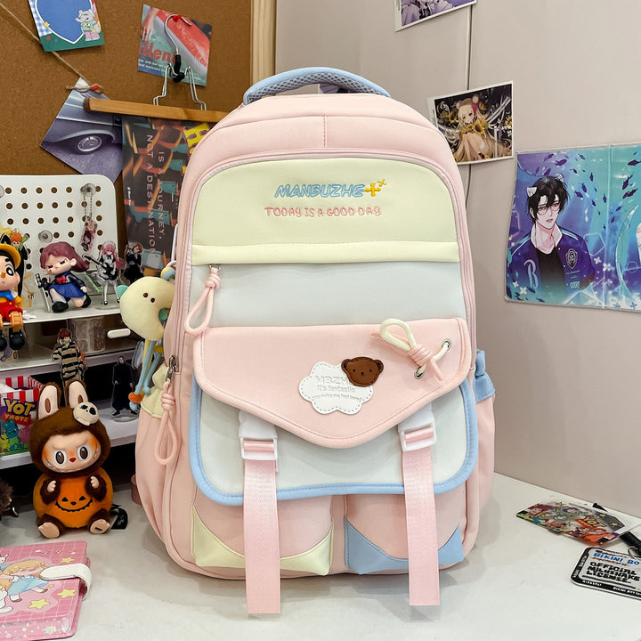 Multi-Pocket Casual School Backpack