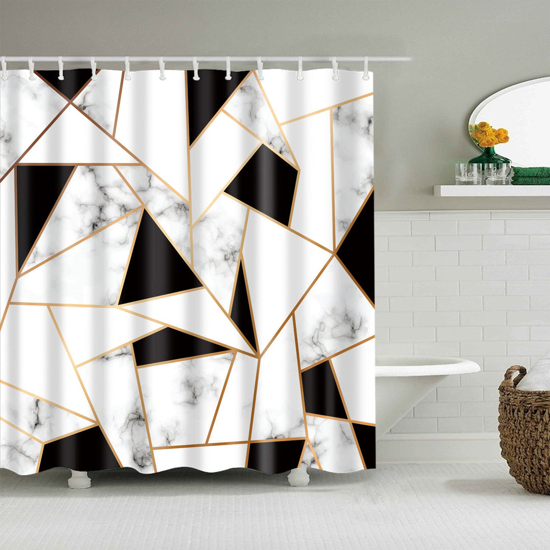 Floral Patterned Bathroom Shower Curtain Kalsten