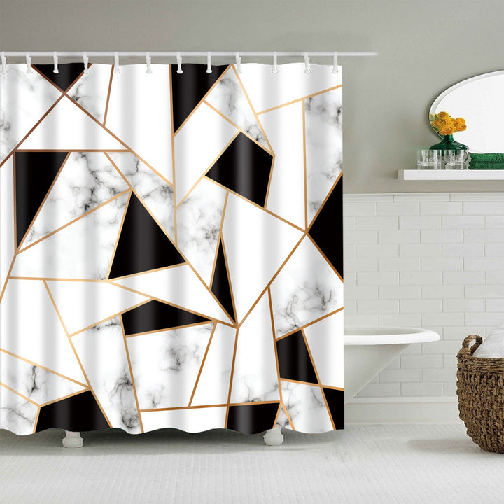 Floral Patterned Bathroom Shower Curtain Kalsten