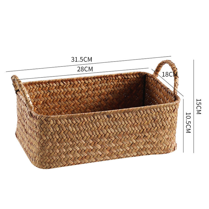 Handwoven Natural Storage Basket Kalsten