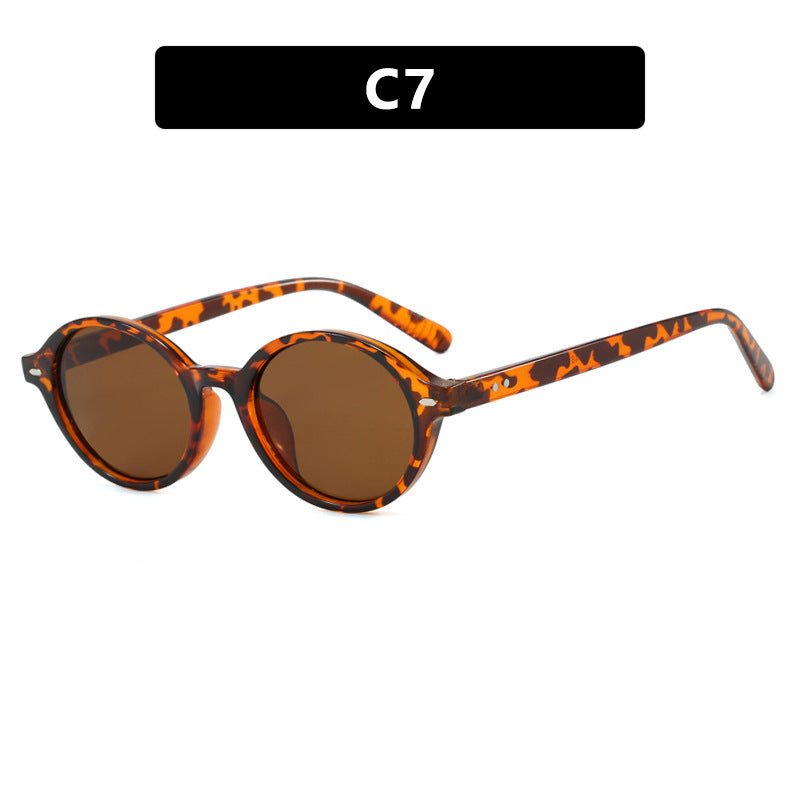 Women's round sunglasses with modern design and polarized lenses Kalsten