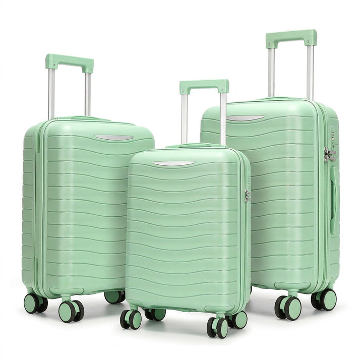 Hard Shell Suitcase Set with Innovative Pocket Organization Kalsten