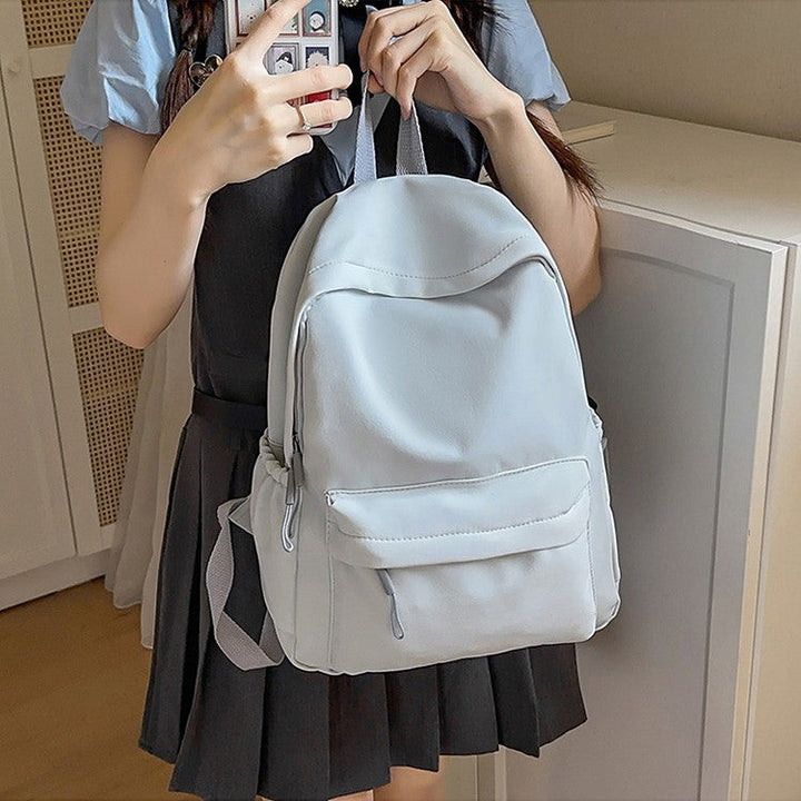 Leisure backpack with flexible side pockets and clear structure Kalsten