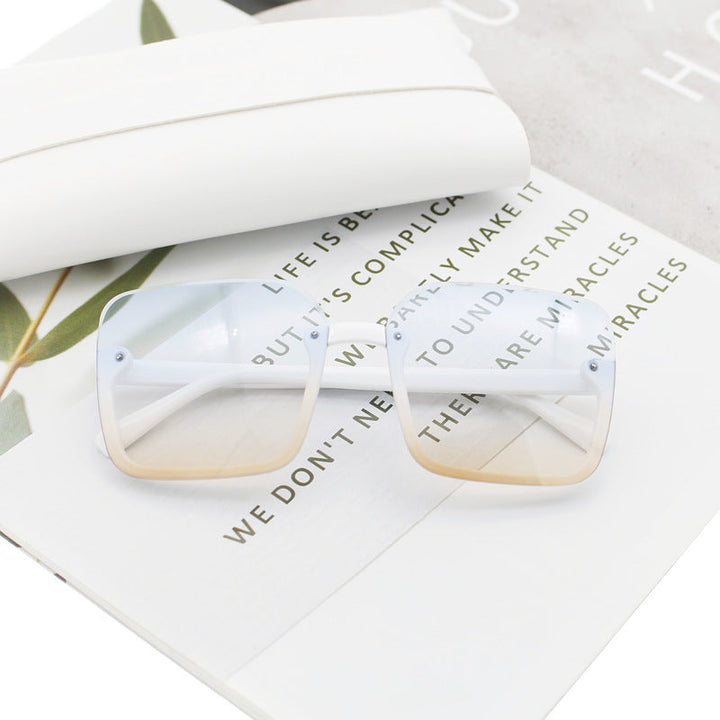 Women’s square sunglasses with extravagant leopard pattern Kalsten