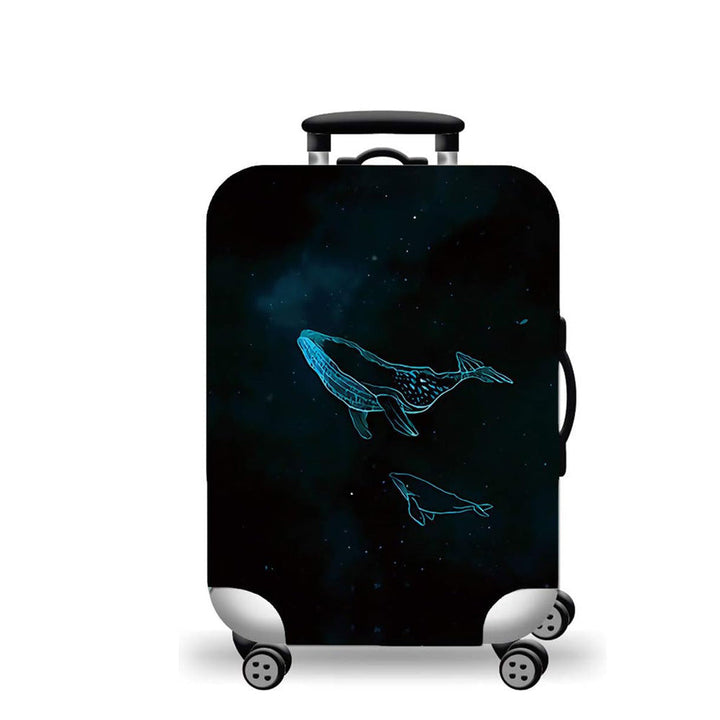 Unisex nan Kids Cabin Trolley with international landmark motif and lightweight ABS shell Kalsten