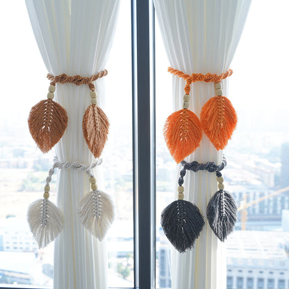 Decorative Macrame Leaf Wall Hanger Acalora