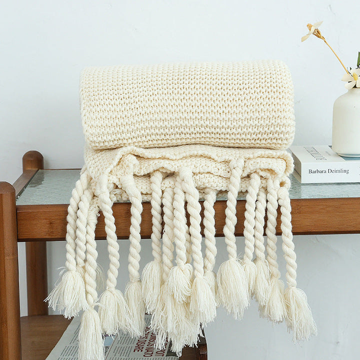 Women's high-quality knitted blanket Kalsten
