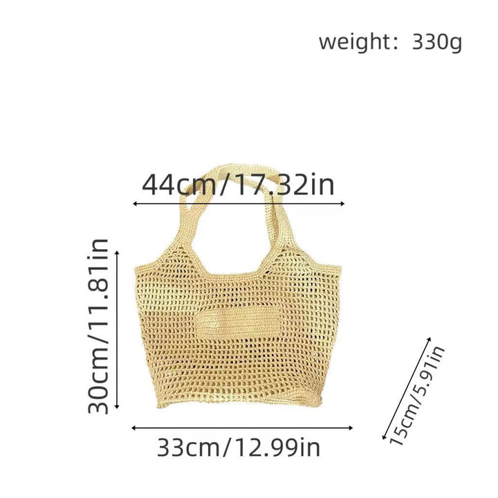 Net shopping bag with ergonomic handles Kalsten