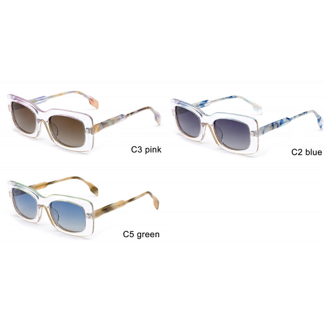 Ladies fashionable square sunglasses with unique frame Kalsten