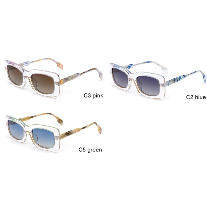 Ladies fashionable square sunglasses with unique frame Kalsten