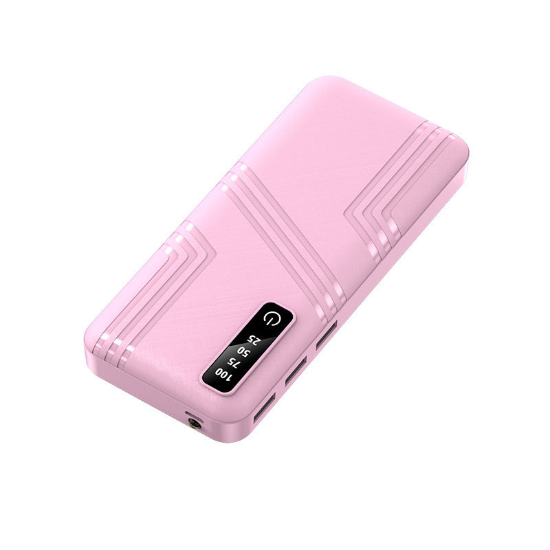 Portable power bank with multifunctional fast charging connector and LCD display Kalsten