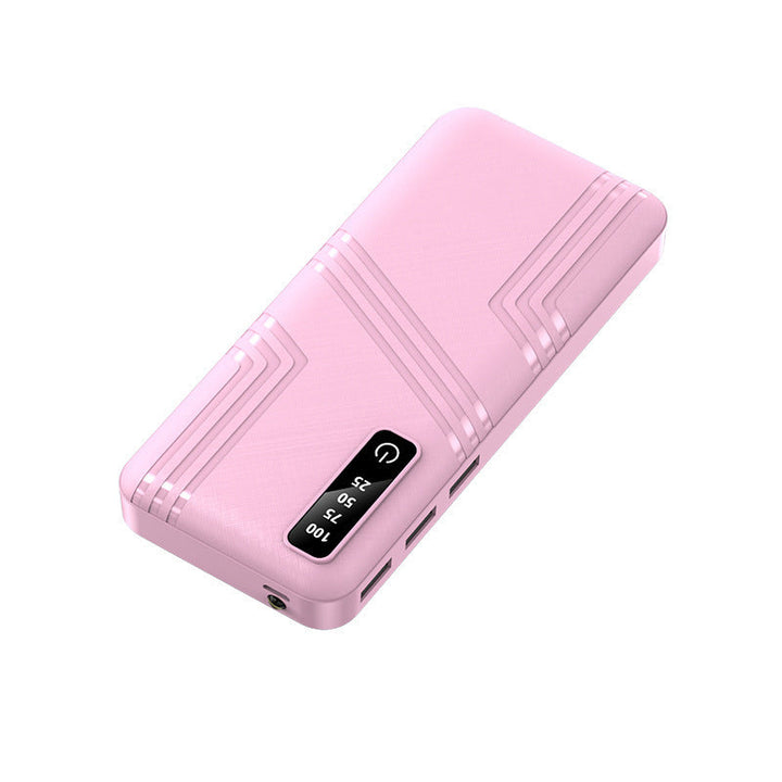 Portable power bank with multifunctional fast charging connector and LCD display Kalsten