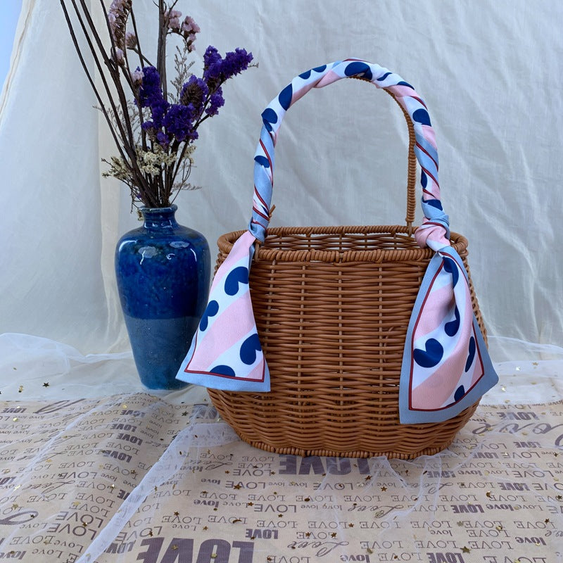 Women Diamond-shaped Handheld Basket Kalsten