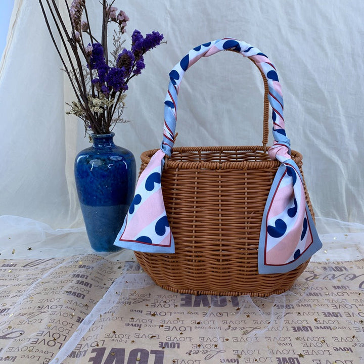 Women Diamond-shaped Handheld Basket Kalsten