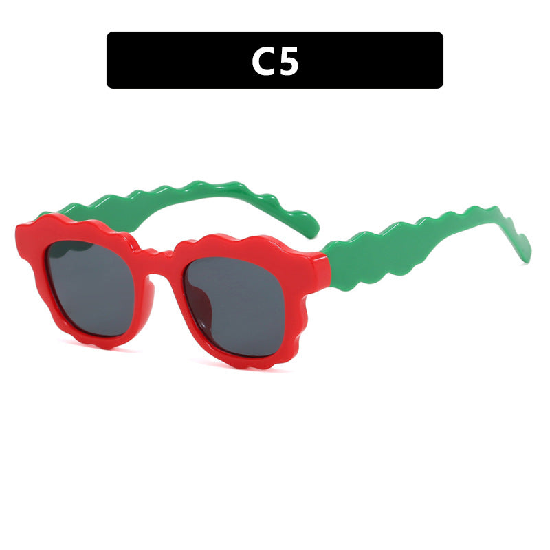 Women’s fashionable sunglasses with wavy frame Kalsten