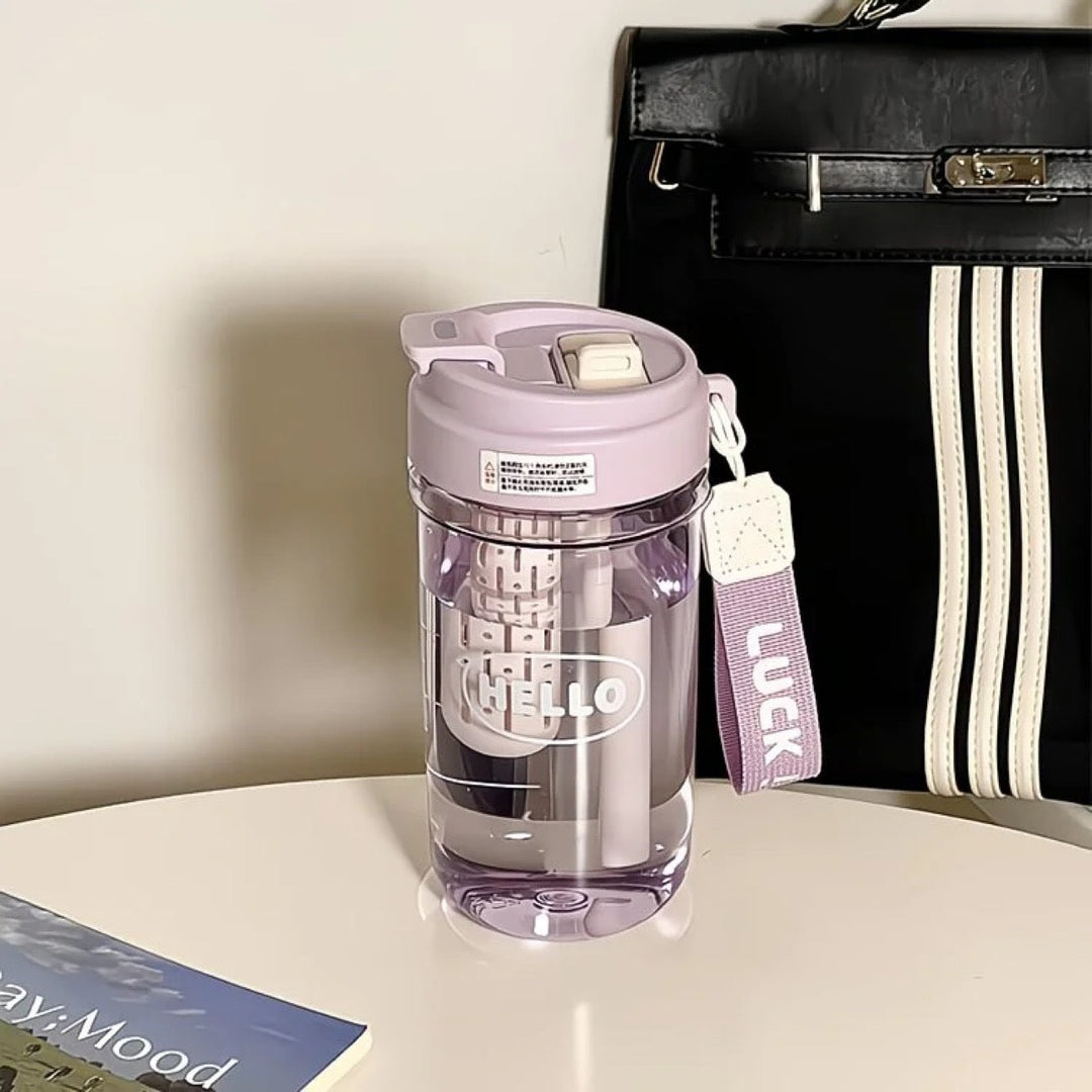 Ladies stylish drinking bottle with integrated carrying system Kalsten