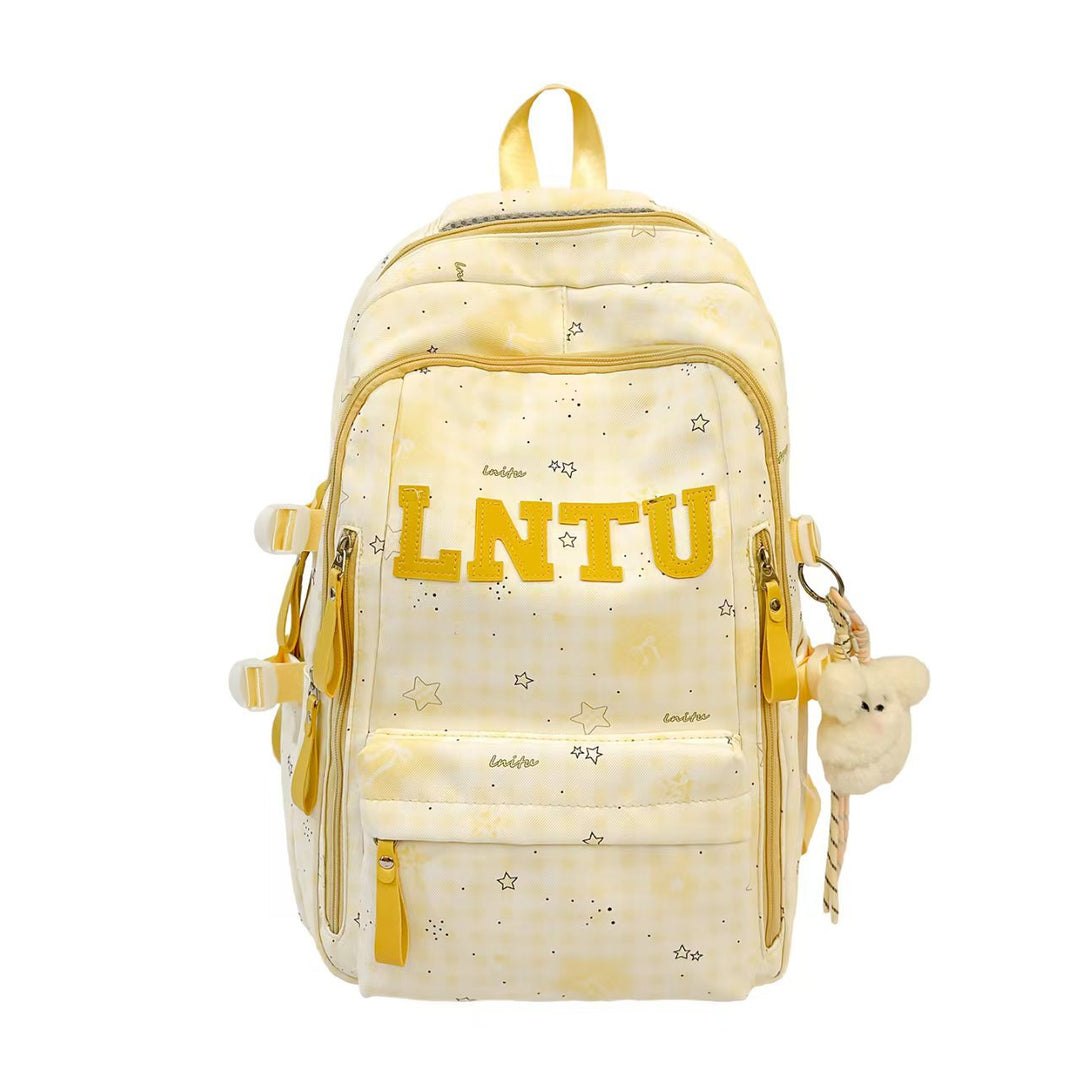 Stylish Checkered Backpack Kalsten