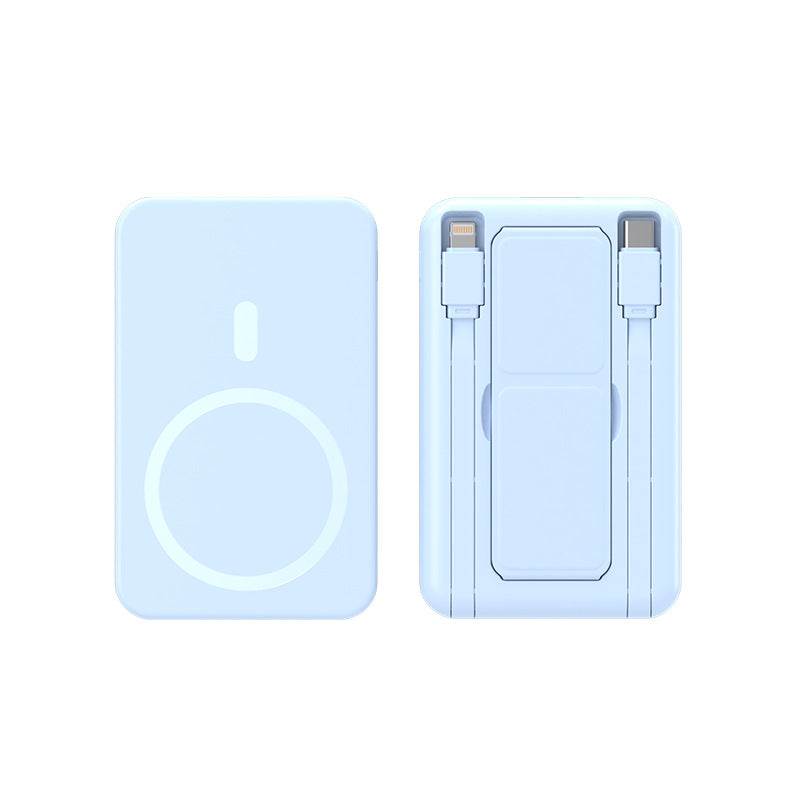 Wearable Wireless Powerbank with Integrated Usb Cables Kalsten