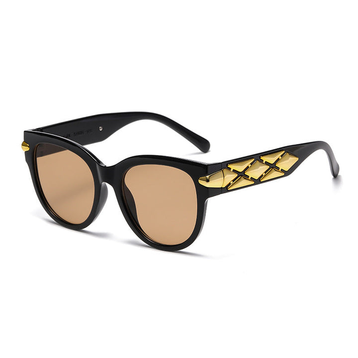 Women's designer sunglasses with innovative, detailed frame Kalsten