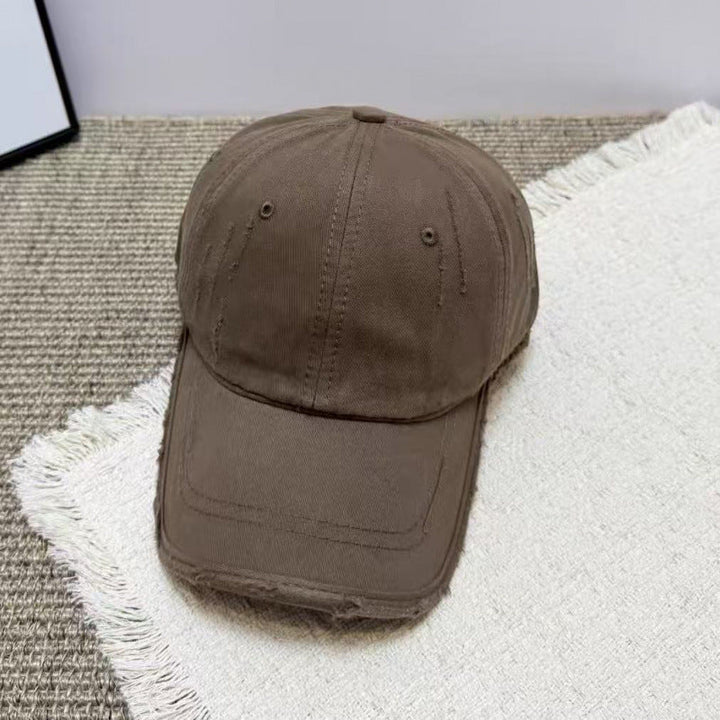 Women's Distressed Casual Twill Baseball Cap Kalsten