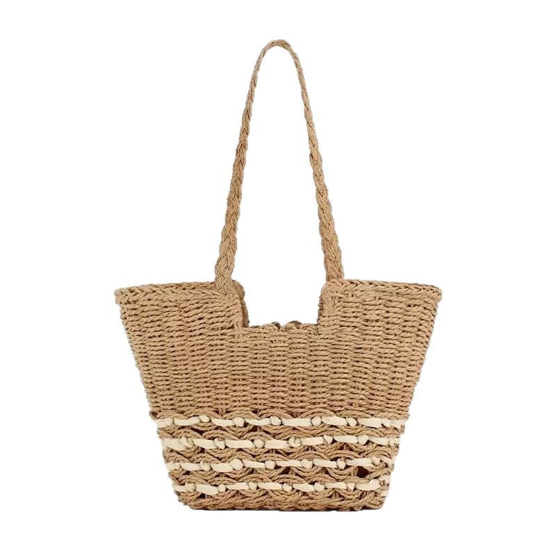 Braided beach bag with fashionable design Kalsten