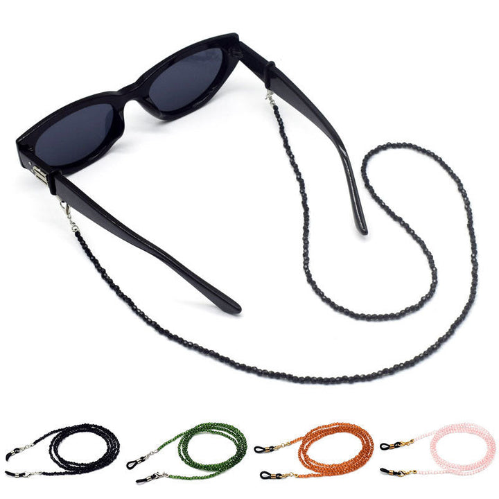 Beaded Eyewear Chain with Adjustable Fasteners Kalsten