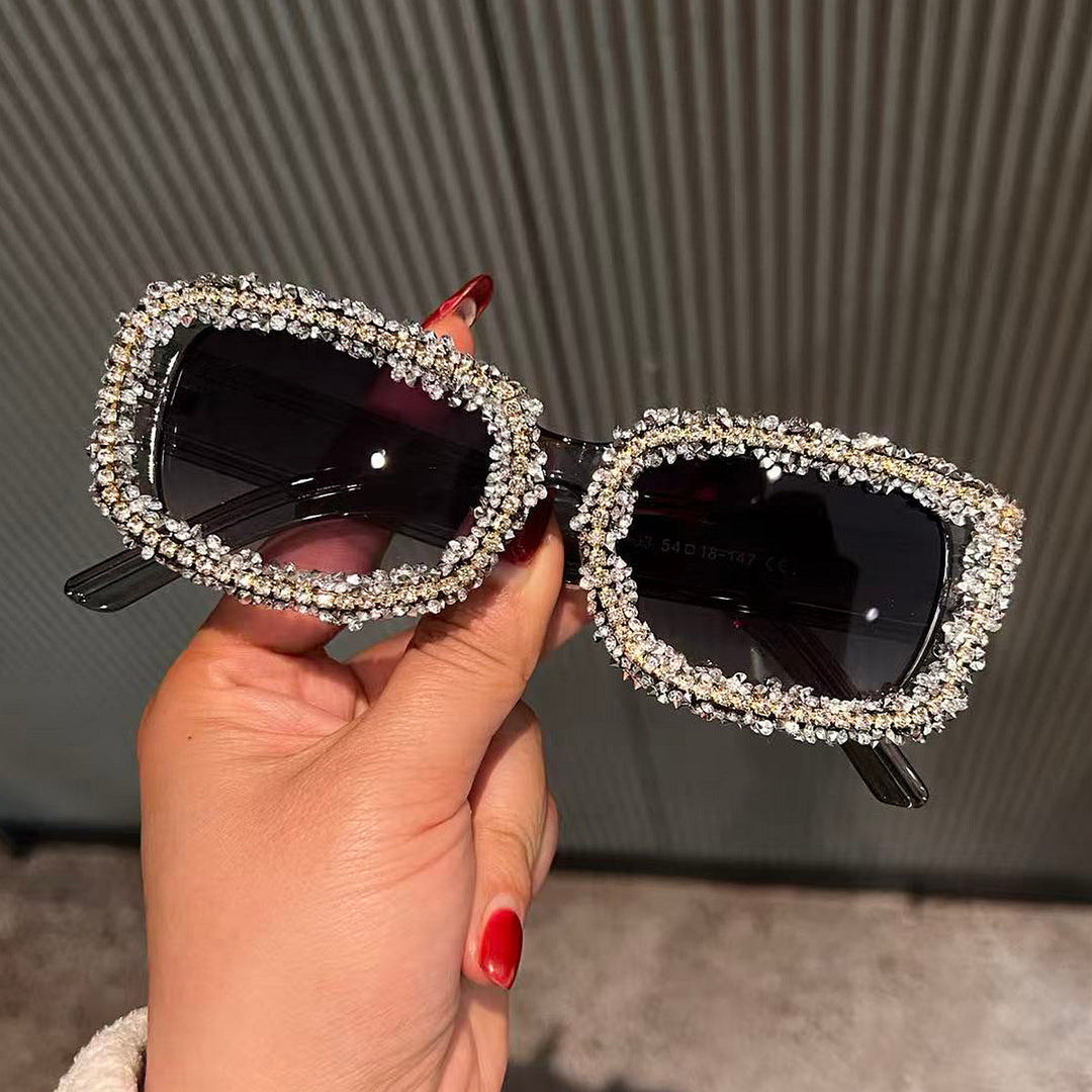 Women's sunglasses with luxurious crystal frame Kalsten
