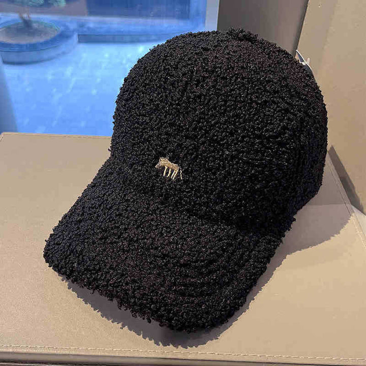 Women's Plush Textured Baseball Cap Kalsten