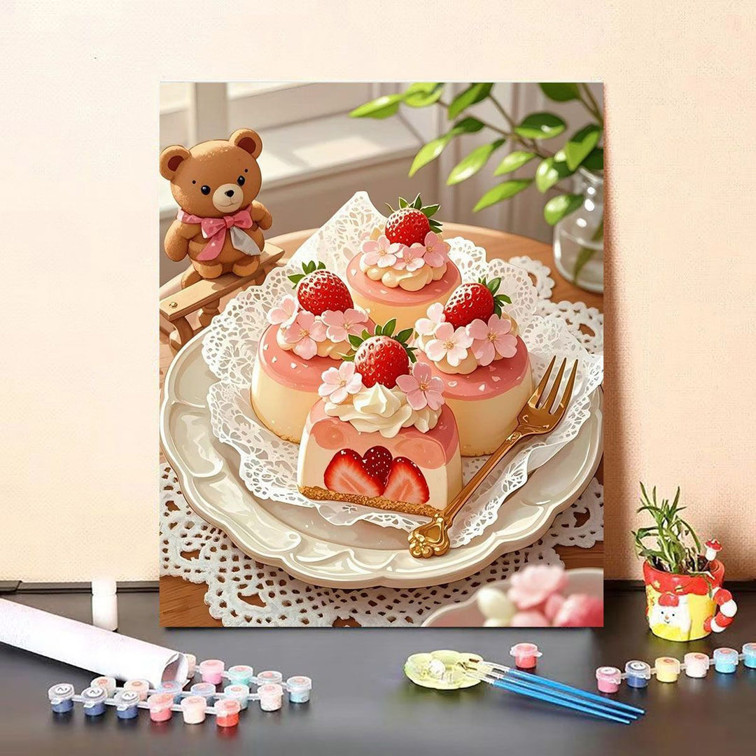Gourmet Dessert-Themed Canvas Art Kalsten