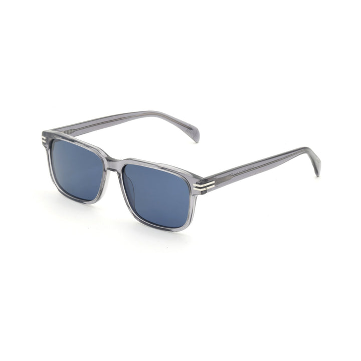 Women's fashionable sunglasses with transparent frame and green lenses Kalsten