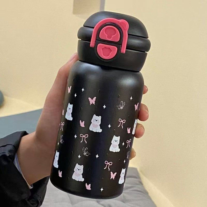 Ladies insulated drinking bottle with sweet Kalsten design